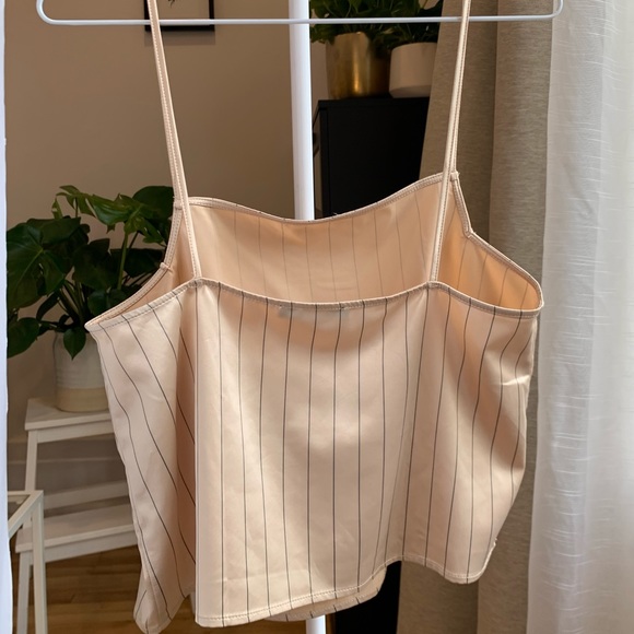 ✨Host Pick✨Zara Champagne Crop Top - Picture 2 of 3